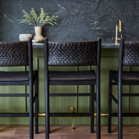 Clubhouse bar with chairs